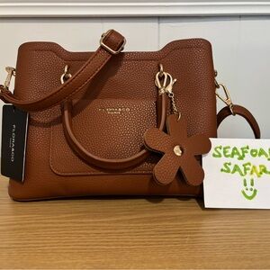 NWT Flora Paris Epcot France Satchel Bag